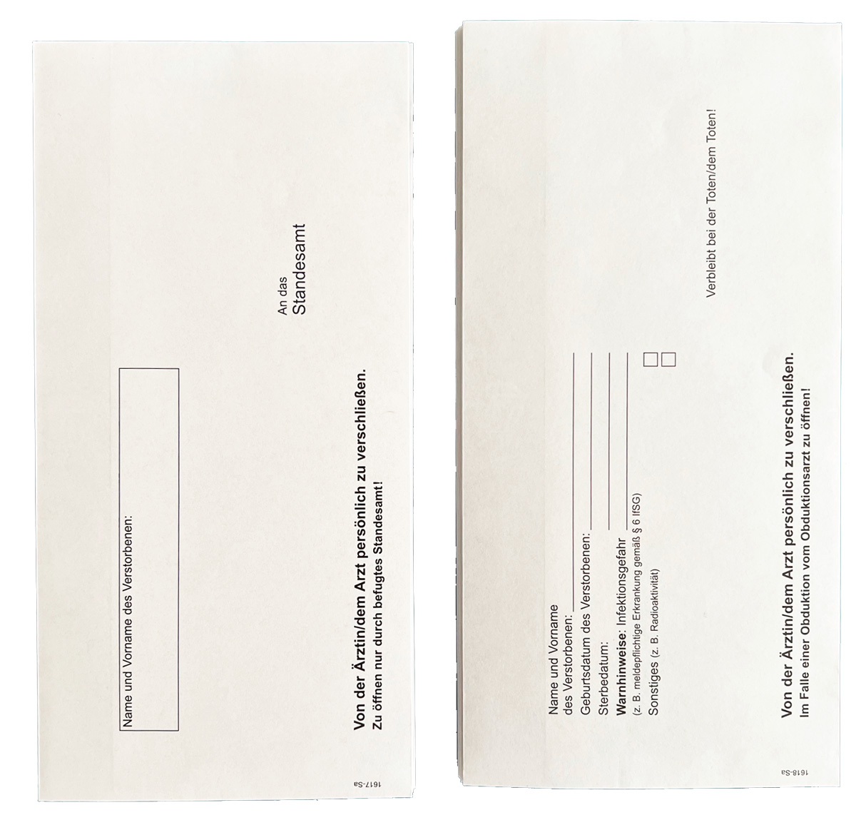 Todesbescheinigung (Sachsen) L-DIN