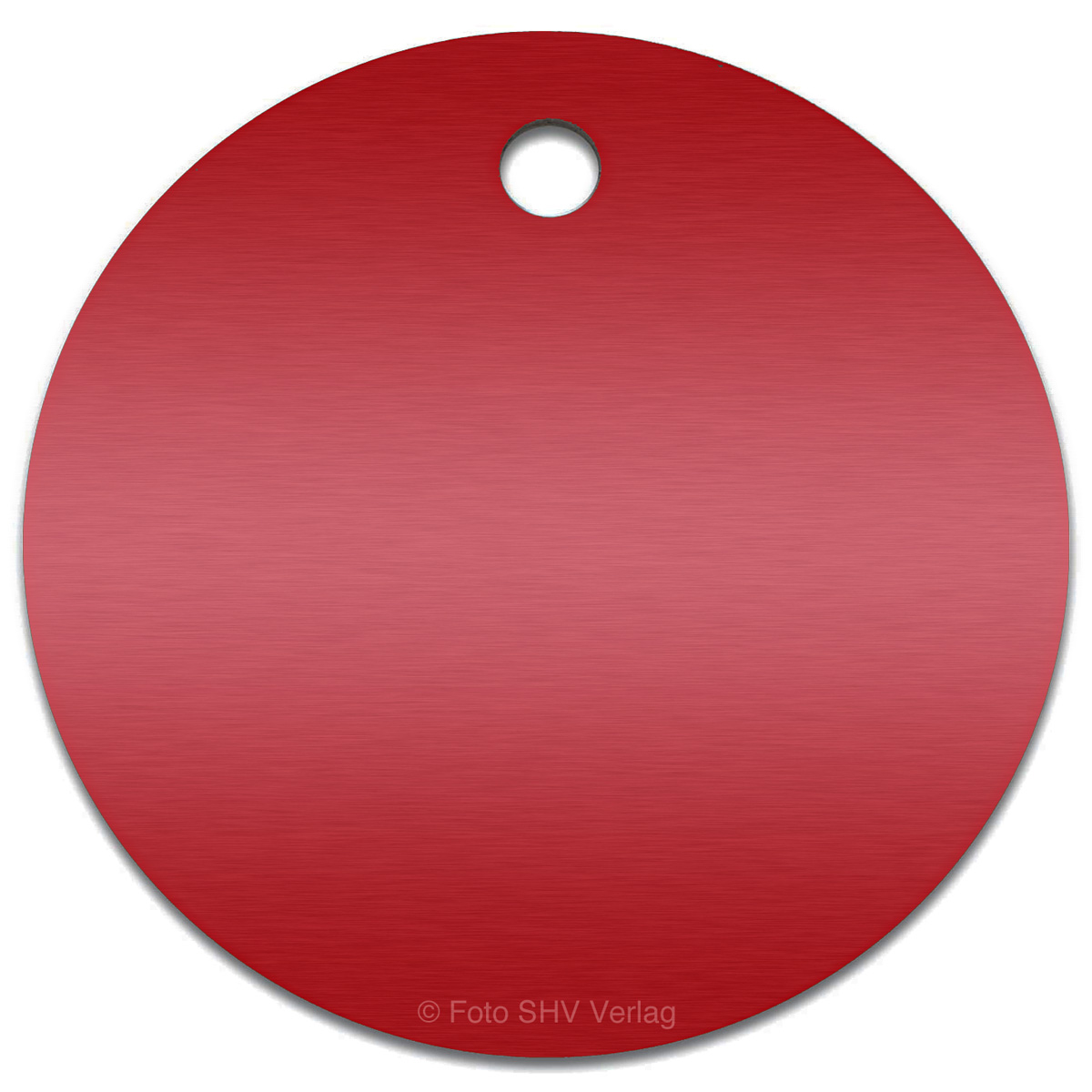 Alu Ronden d=40 mm, t=1 mm, Loch 4 mm, für Baummarken, Werkzeugmarken zum Gravieren