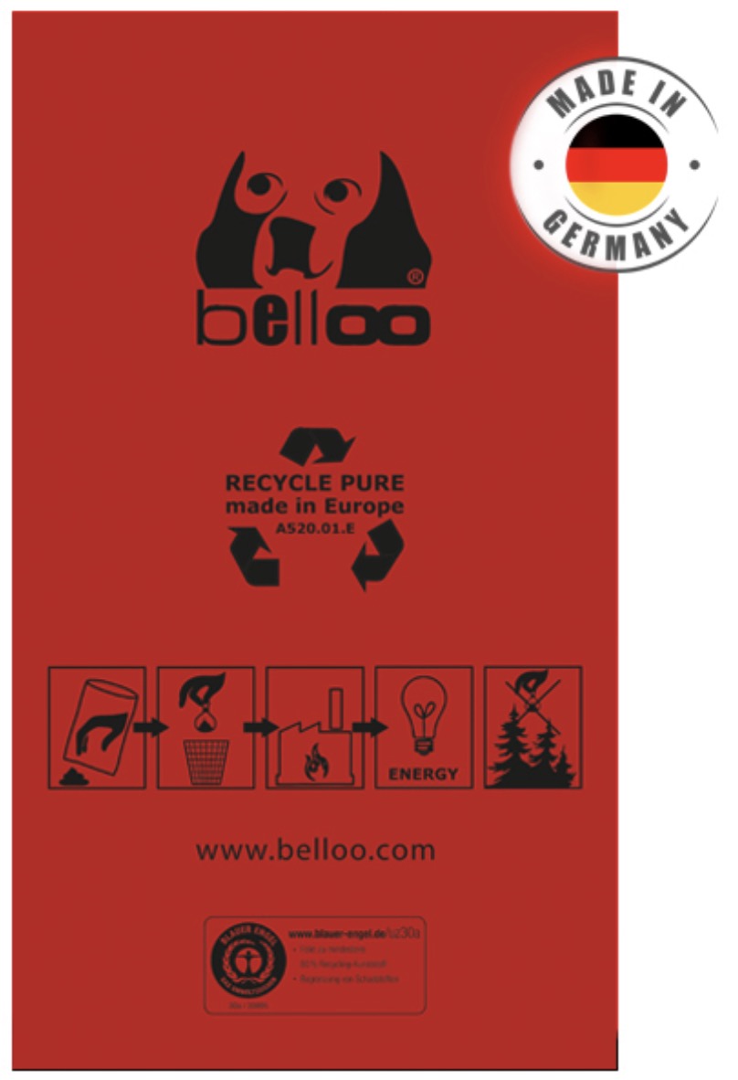 Hundekotbeutel Belloo rot 2