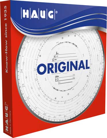 Original HAUG Diagrammscheiben 180 100 (180 km/h Automatik)