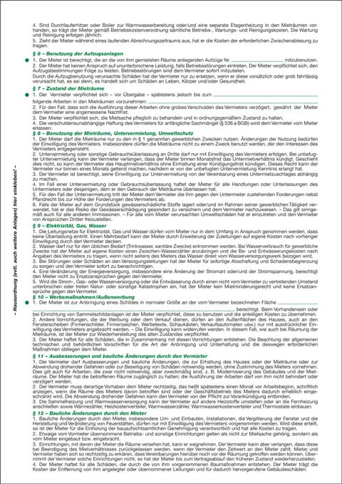 10 x Mietvertrag für Gewerberäume