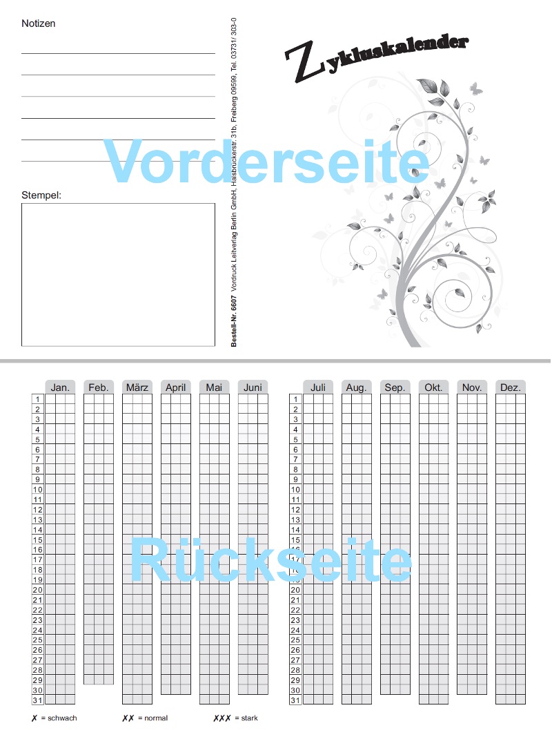 Menstruationskalender