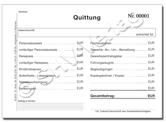0905278_2 Quittungsblock nummeriert 
