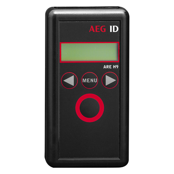 AEG ARE H9, RFID Handlesegerät zur Hundesteuerkontrolle mit Tier-Identifikation