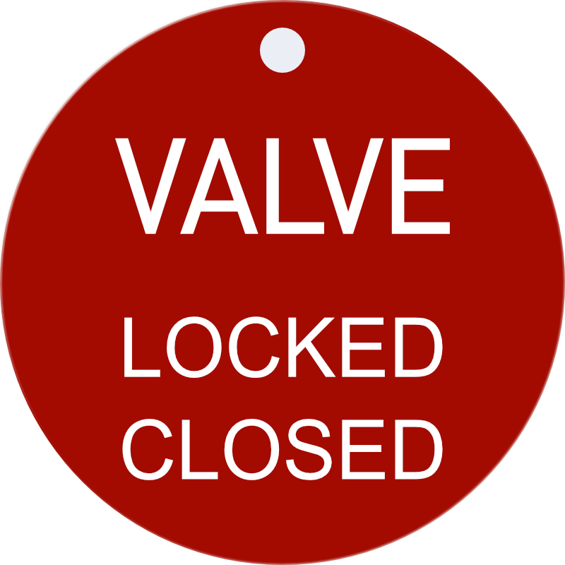 Sicherheitsplaketten, Schieberkennzeichnung, eloxiertes Aluminium – mit individuellem Text, Lasergravur