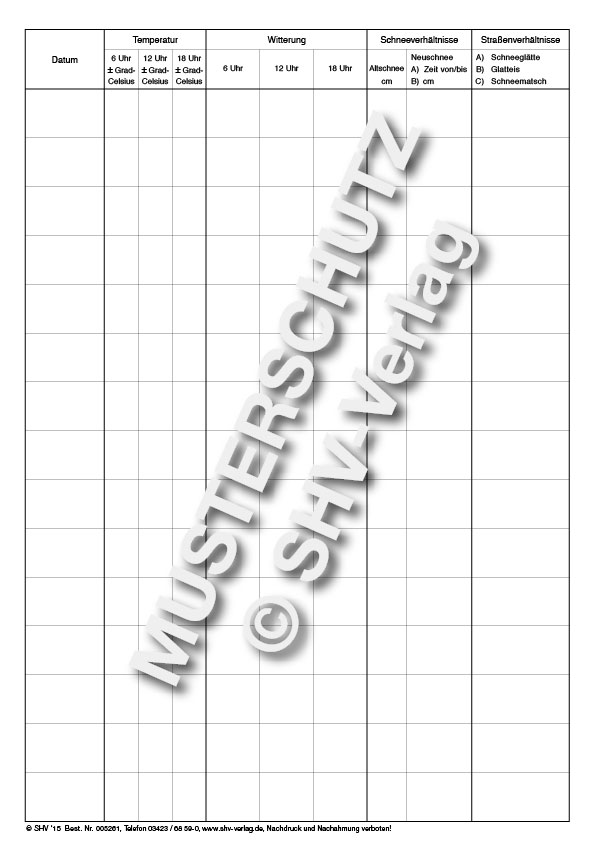 Streubuch A4 261 Innenseite links