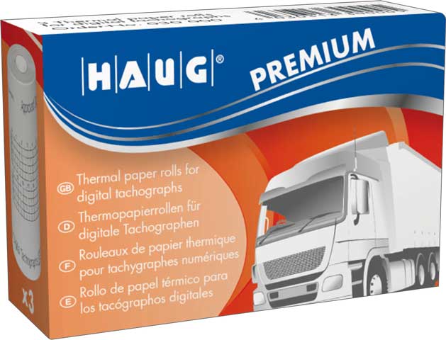 Thermopapierrolle für digitale Tachographen - Premium