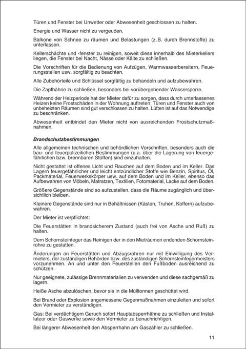 Mietbuch Wohnungsmietvertrag