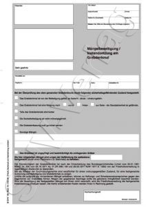 Aufforderung zur Mängelbeseitigung / Instandhaltung am Grabdenkmal