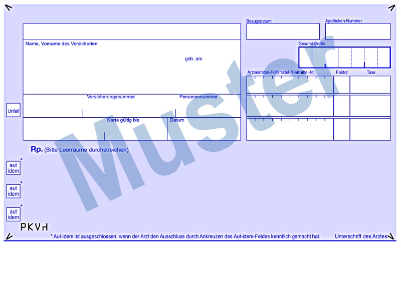 PKV  Privatrezept ohne Praxiseindruck