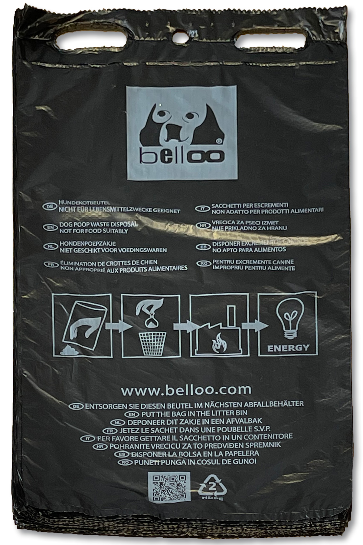 Hundekotbeutel_schwarz belloo Hundekotbeutel schwarz 1