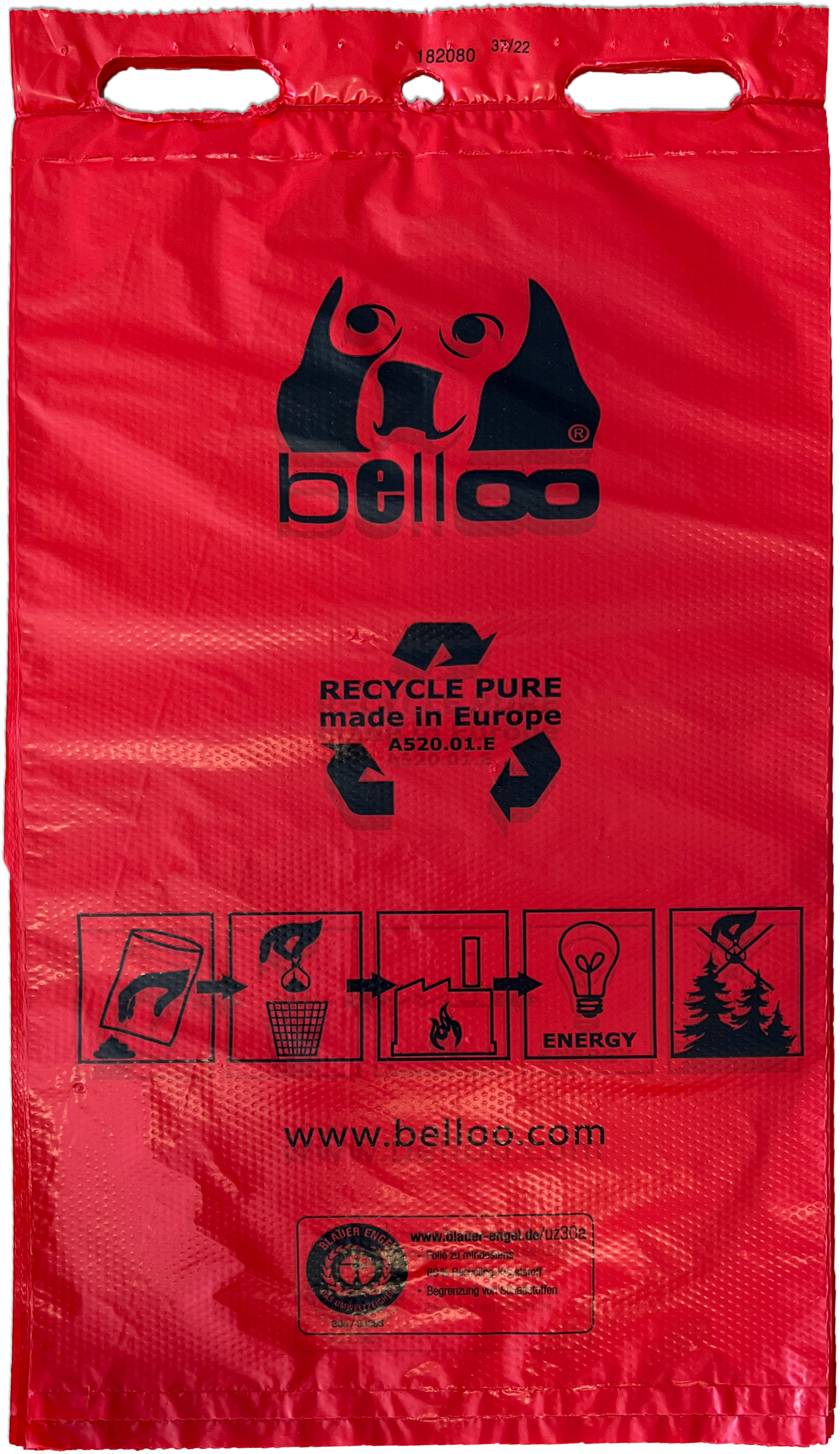 belloo-rot-original Hundekotbeutel Belloo rot 1