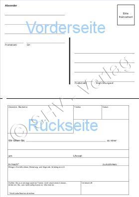 Einladungskarte allgemein