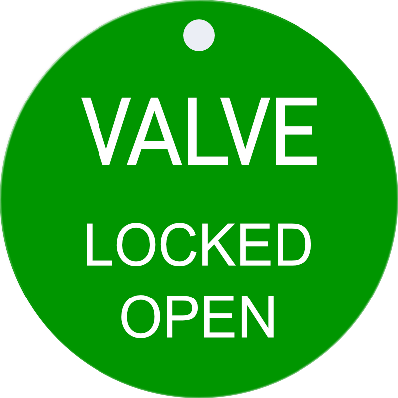 Sicherheitsplaketten, Schieberkennzeichnung, eloxiertes Aluminium – mit individuellem Text, Lasergravur