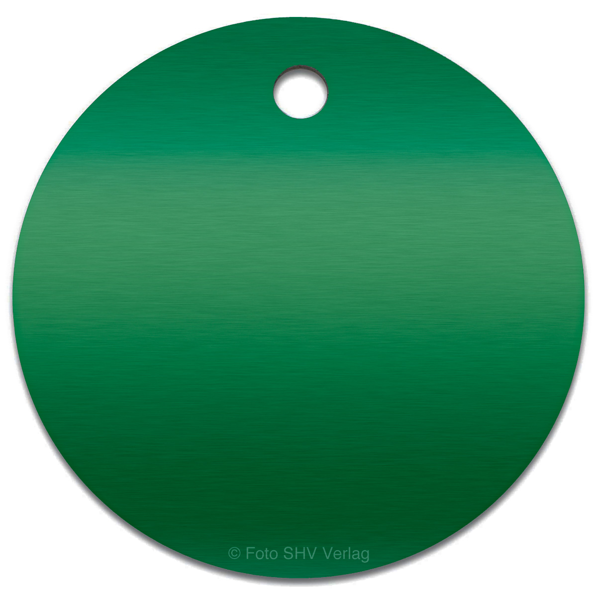 Alu Ronden d=40 mm, t=1 mm, Loch 4 mm, für Baummarken, Werkzeugmarken zum Gravieren