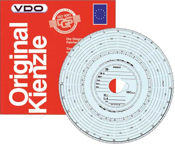 3097___ebd001 Original Kienzle Diagrammscheiben 180-24 EC 4 B