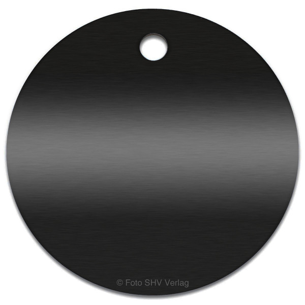 Ronden Baummarken 35mm blanko schwarz